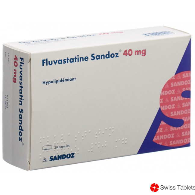 Fluvastatin Sandoz Kapseln 40mg 28 Stück buy online