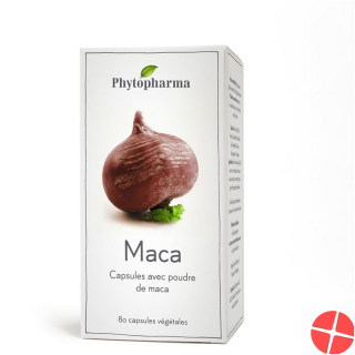 Phytopharma Maca Kapseln 409mg Pflanzlich 80 Stück