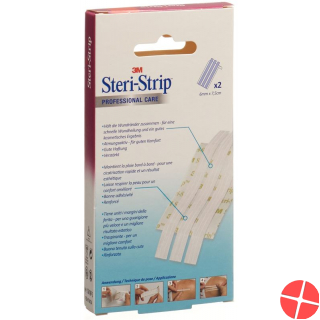 3M Steri Strip 6x75mm Weiss Verstärkt 2x 3 Stück