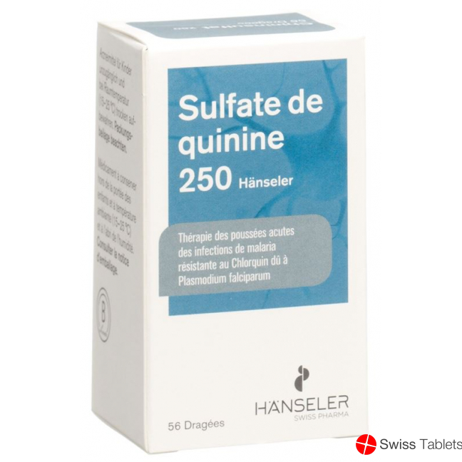 Chininsulfat 250 Haenseler Dragees 250mg 56 Stück buy online