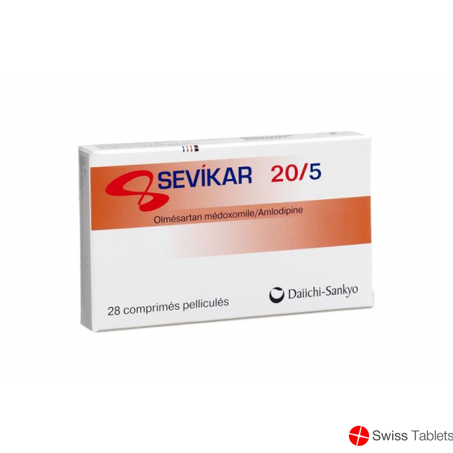 Sevikar Filmtabletten 20/5mg 28 Stück buy online