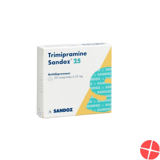 Trimipramin Sandoz 25 Tabletten 25mg 50 Stück