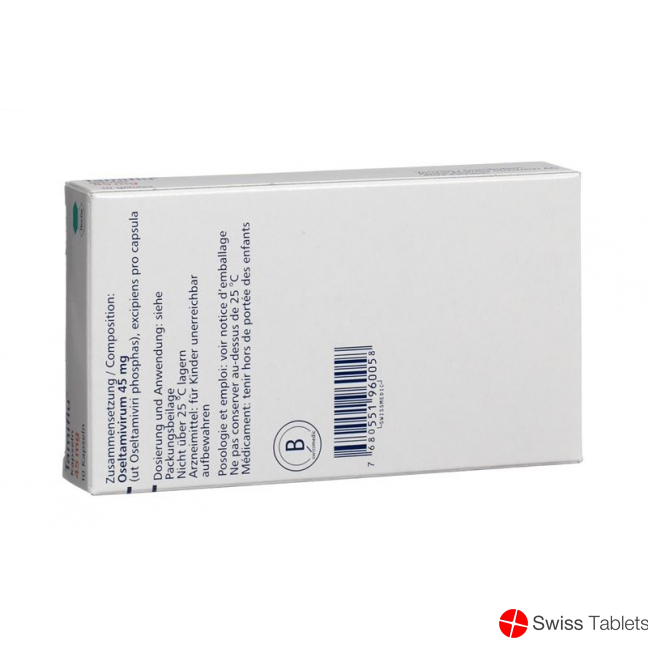 Tamiflu Kapseln 45mg 10 Stück buy online
