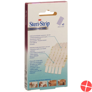 3M Steri Strip 3x75mm Weiss Verstärkt 2x 5 Stück
