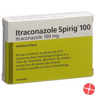 Itraconazol Spirig 4 Kapseln 100mg 4 Stück