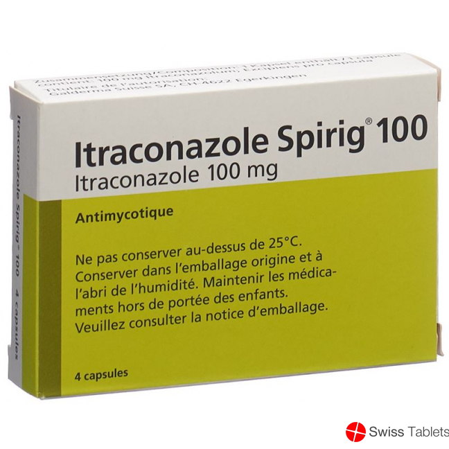 Itraconazol Spirig 4 Kapseln 100mg 4 Stück buy online Itraconazol Spirig 4 Kapseln 100mg 4 Stück buy online