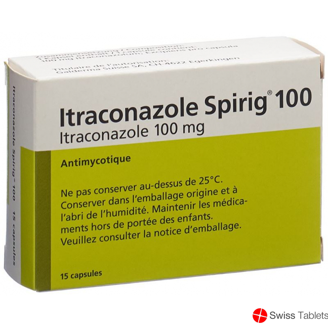 Itraconazol Spirig Kapseln 100mg 15 Stück buy online