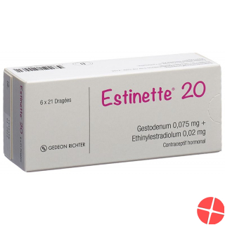 Estinette 20 6 x 21 tablets Estinette 20 6 x 21 tablets