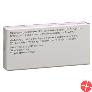 Gliclazid Retard Helvepharm Tabletten 30mg 20 Stück