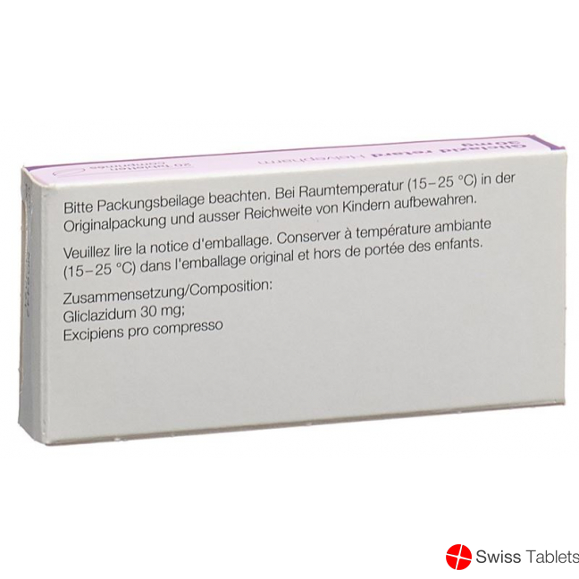 Gliclazid Retard Helvepharm Tabletten 30mg 20 Stück buy online