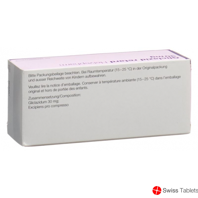 Gliclazid Retard Helvepharm Tabletten 30mg 120 Stück buy online