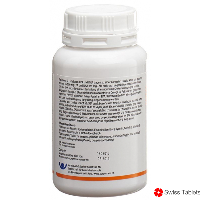 Burgerstein Omega 3-EPA capsules 100 pieces buy online