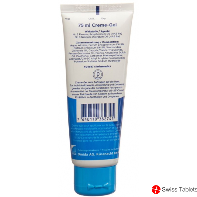 Omida Schüssler No3 + 8 Ferr Plus Creme-Gel 75ml buy online