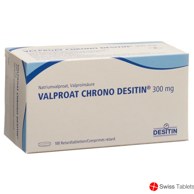 Valproat Chrono Desitin Retard Tabletten 300mg 100 Stück buy online Valproat Chrono Desitin Retard Tabletten 300mg 100 Stück buy online