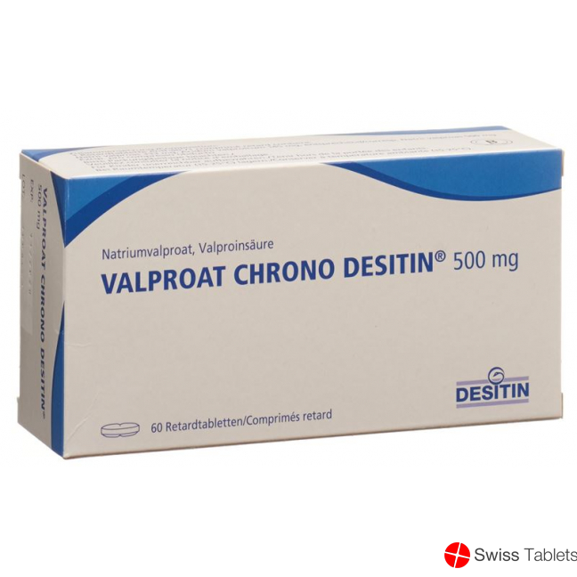 Valproat Chrono Desitin Retard Tabletten 500mg 60 Stück buy online Valproat Chrono Desitin Retard Tabletten 500mg 60 Stück buy online