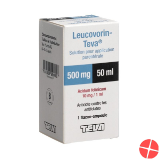 Leucovorin Teva Injektionslösung 500mg/50ml Durchstechflasche 50ml