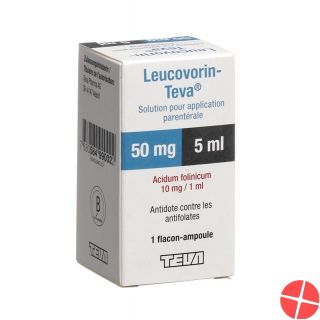 Leucovorin Teva Injektionslösung 50mg/5ml Durchstechflasche 5ml