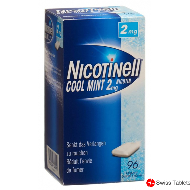 Nicotinell Cool Mint 2mg 96 Kaugummi buy online