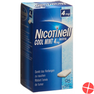 Nicotinell Cool Mint 4mg 96 Kaugummi