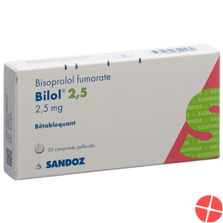 Bilol Filmtabletten 2.5mg 30 Stück