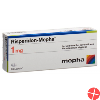Risperidon Mepha Lactabs 1mg 20 Stück