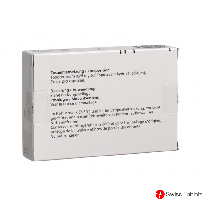 Hycamtin Kapseln 0.25mg 10 Stück buy online