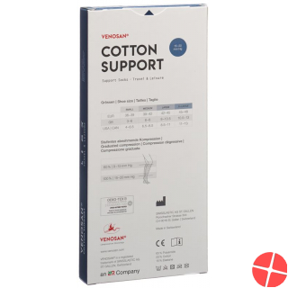 Venosan Cotton A-d Support Socks S Navy 1 Paar Venosan Cotton A-d Support Socks S Navy 1 Paar