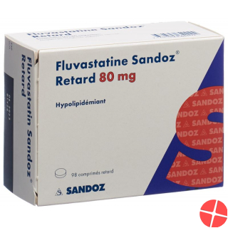 Fluvastatin Sandoz Retard Filmtabletten 80mg 98 Stück