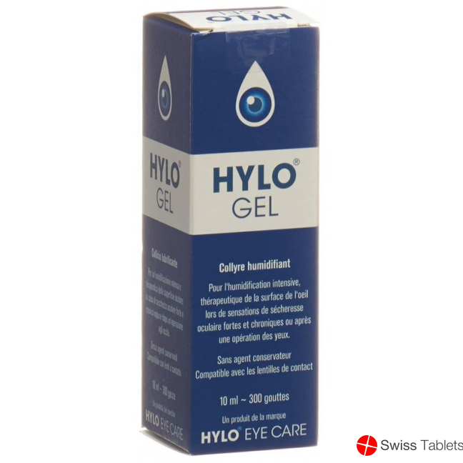 Hylo Gel Eye Drops Bottle 10ml buy online