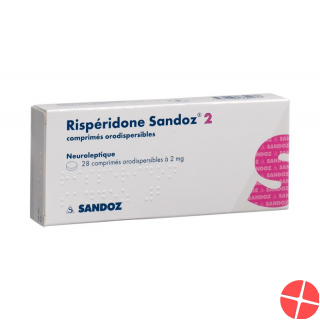 Risperidon Sandoz Schmelztabletten 2mg 28 Stück