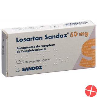 Losartan Sandoz Filmtabletten 50mg 28 Stück Losartan Sandoz Filmtabletten 50mg 28 Stück