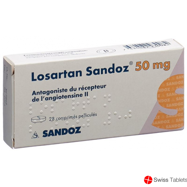 Losartan Sandoz Filmtabletten 50mg 28 Stück buy online