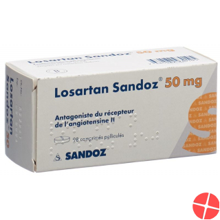 Losartan Sandoz Filmtabletten 50mg 98 Stück Losartan Sandoz Filmtabletten 50mg 98 Stück