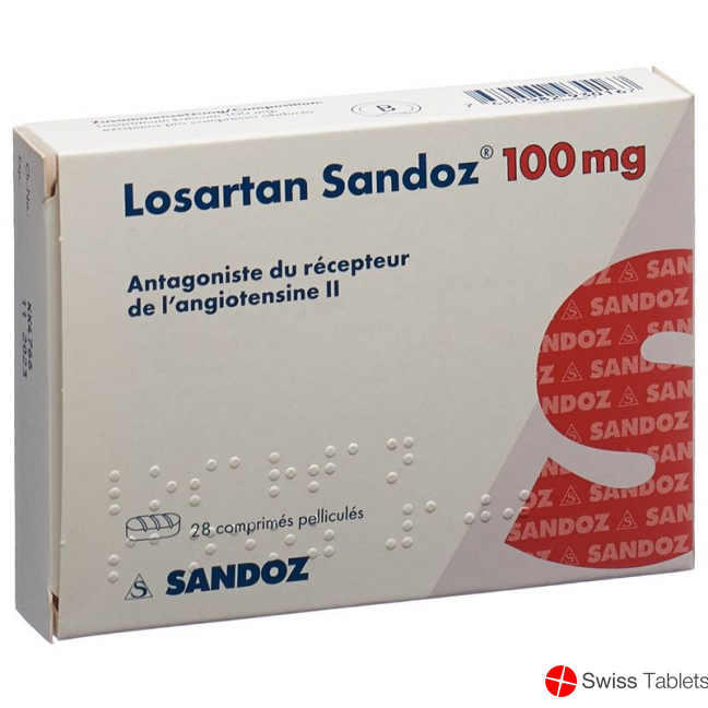 Losartan Sandoz Filmtabletten 100mg 28 Stück buy online