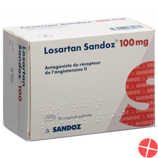 Losartan Sandoz Filmtabletten 100mg 98 Stück Losartan Sandoz Filmtabletten 100mg 98 Stück