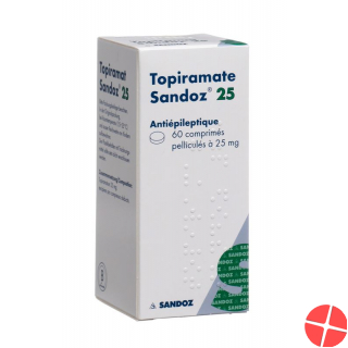Topiramat Sandoz Filmtabletten 25mg 60 Stück