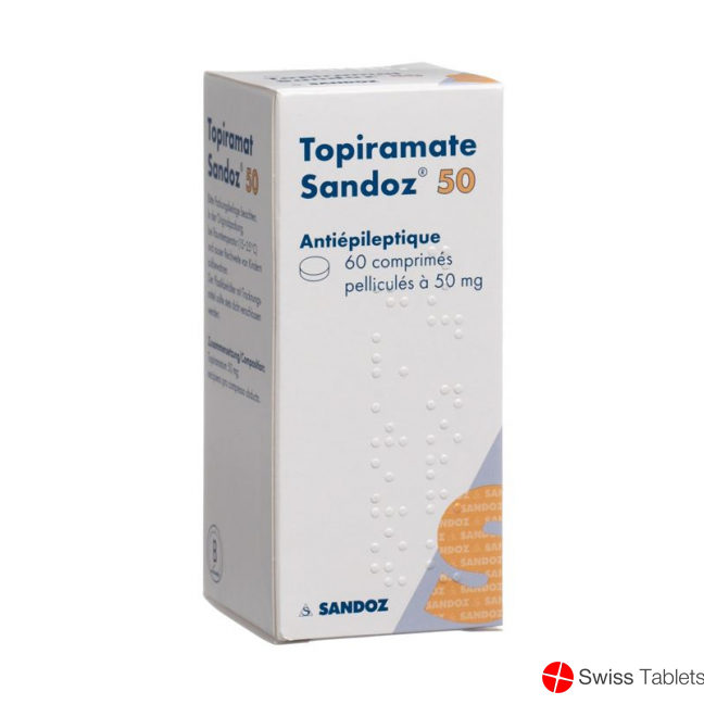 Topiramat Sandoz Filmtabletten 50mg 60 Stück buy online