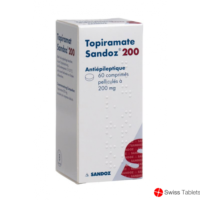 Topiramat Sandoz Filmtabletten 200mg 60 Stück buy online