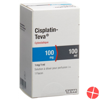 Cisplatin Teva 100mg/100ml Durchstechflasche 100ml