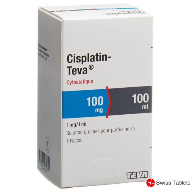 Cisplatin Teva 100mg/100ml Durchstechflasche 100ml buy online