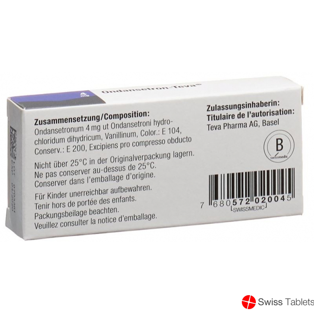 Ondansetron Teva Filmtabletten 4mg 10 Stück buy online Ondansetron Teva Filmtabletten 4mg 10 Stück buy online