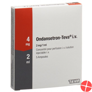 Ondansetron Teva Infusionskonzentrat 4mg/2ml 5 Ampullen 2ml