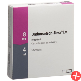 Ondansetron Teva Infusionskonzentrat 8mg/4ml 5 Ampullen 4ml