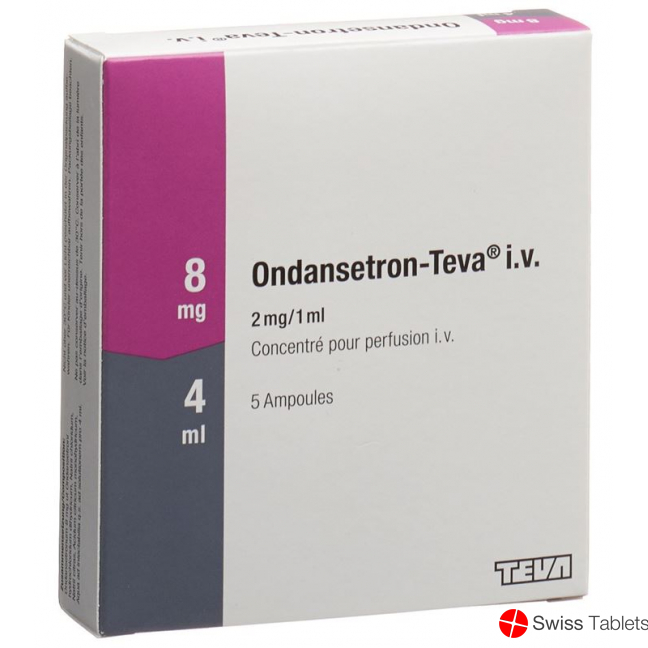 Ondansetron Teva Infusionskonzentrat 8mg/4ml 5 Ampullen 4ml buy online