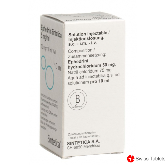 Ephedrin Sintetica 50mg/10ml Vial 10ml buy online