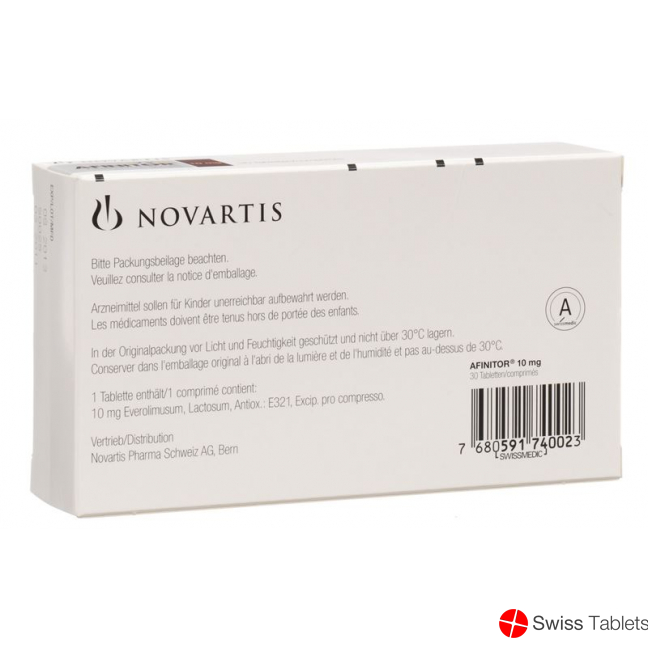 Afinitor 10 mg 30 tablets