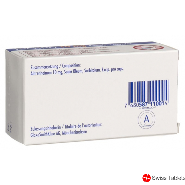 Toctino 10 mg 30 capsules