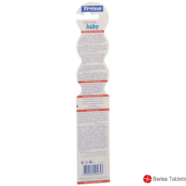 Trisa children's toothbrush baby 0-3 years buy online