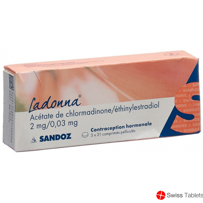 Ladonna Filmtabletten 3x 21 Stück buy online
