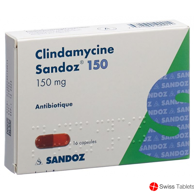Clindamycin Sandoz Kapseln 150mg 16 Stück buy online